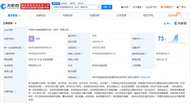 华润环保等在深圳成立循环科技公司注册资本1000万元(图1)